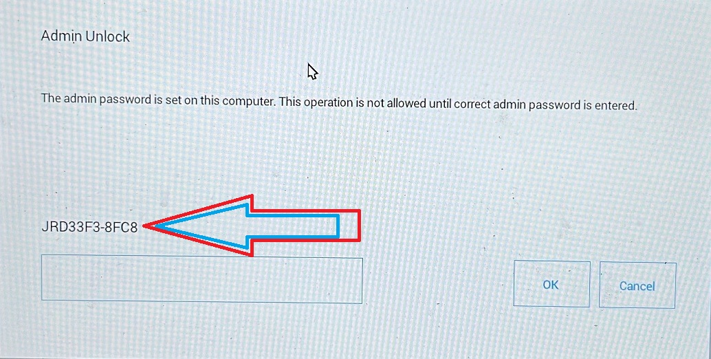 Dell 8FC8 System Password
